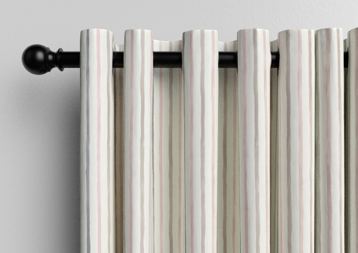Vintage Stripe, Pastels - Made to Measure Curtains - Image 12